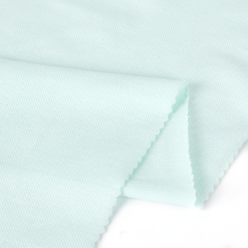 95% pamuk 5% spandex jednolična pletena pique tkanina