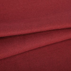 Heißer Verkauf OEM-Strickstoff aus gebürstetem Jersey CVC French Terry 60 Baumwolle 40 Polyester für Damenbekleidung