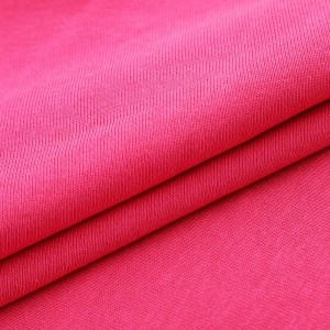 32S CVC Combed Cotton polyester French Terry Fabric with bio wash for sweater