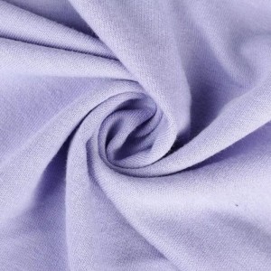 200GSM Polyester Fabric New Hot Sale Plain Dyed Customization TR Tessutu di spugna francese in maglia