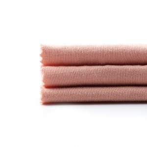 Φτηνή τιμή ροζ χρώμα 100% πετσέτα πολυεστέρα με βουρτσισμένο πίσω ύφασμα φλις