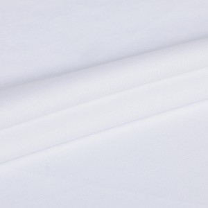 Tissu en jersey simple CVC 81 % coton 19 % polyester