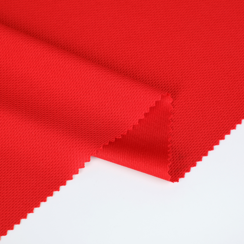 New arrival latest design bird eye fabric 100%polyester single jersey fabric for sport wear