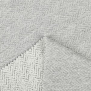 Ağır çəkili pambıq polyester fransız terri parça sviter üçün dizaynı fərdiləşdirir