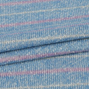 French Terry Stoff tilpassede farger strikket stoff tekstil råmateriale cvc strikket stoff for hettegenser sweatsuit