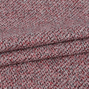 တရုတ်ရောင်းချသူ ဆွယ်တာအင်္ကျီပစ္စည်း ချည်သား Polyester CVC French Terry Hoodies Knit Fabric