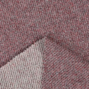 China Supplier Sweatshirt Materyal nga Cotton Polyester CVC French Terry Hoodies Knit Tela