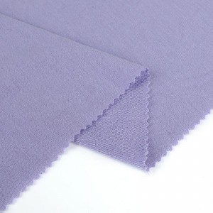 200GSM Polyester Fabric New Hot Sale Plain Dyed Customization TR Tessutu di spugna francese in maglia