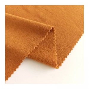 Nam û germ Polyester Rayon Fabric Terry Fleece Stretch Knit Sweater