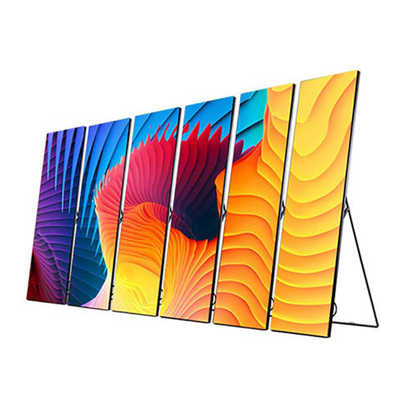 उच्च रिज़ॉल्यूशन वाणिज्यिक पूर्ण रंगीन मोबाइल प्रदर्शनी पोस्टर एलईडी विज्ञापन डिस्प्ले P2.5