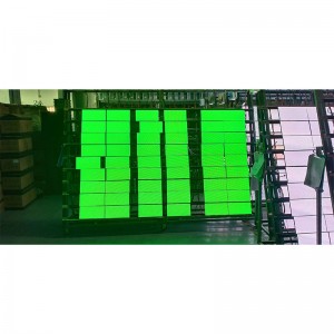 Módulo de pantalla LED cuadrado a todo color ligero estupendo de la pared digital P7.62
