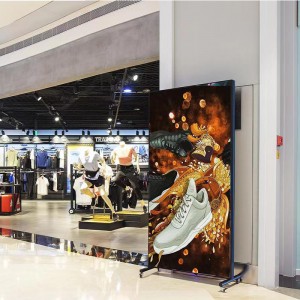 Indoor Digital Signage WiFi 4G LED Tieqa Banners LED Display Poster Screen P3