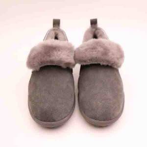 Pantofole per interni in pelle di pecora naturali persunalizati populari in l'invernu