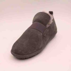 Pantofole in pelle di pecora per interni per donna di moda calda invernale