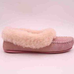 Moccasins clòimhe Lady Whole Cuff