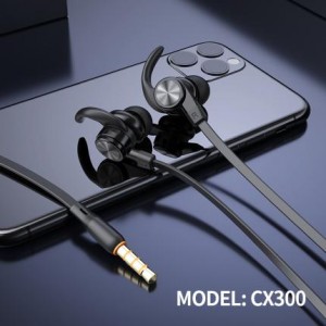 Fone de ouvido com preço de fábrica mais vendido Fones de ouvido sem fio na orelha 3,5 mm Fones de ouvido com fio Yison CX300