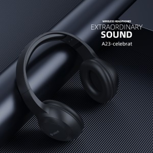 Трговија на големо безжични слушалки Celebrat A23 со висок квалитет на длабок бас со висок квалитет