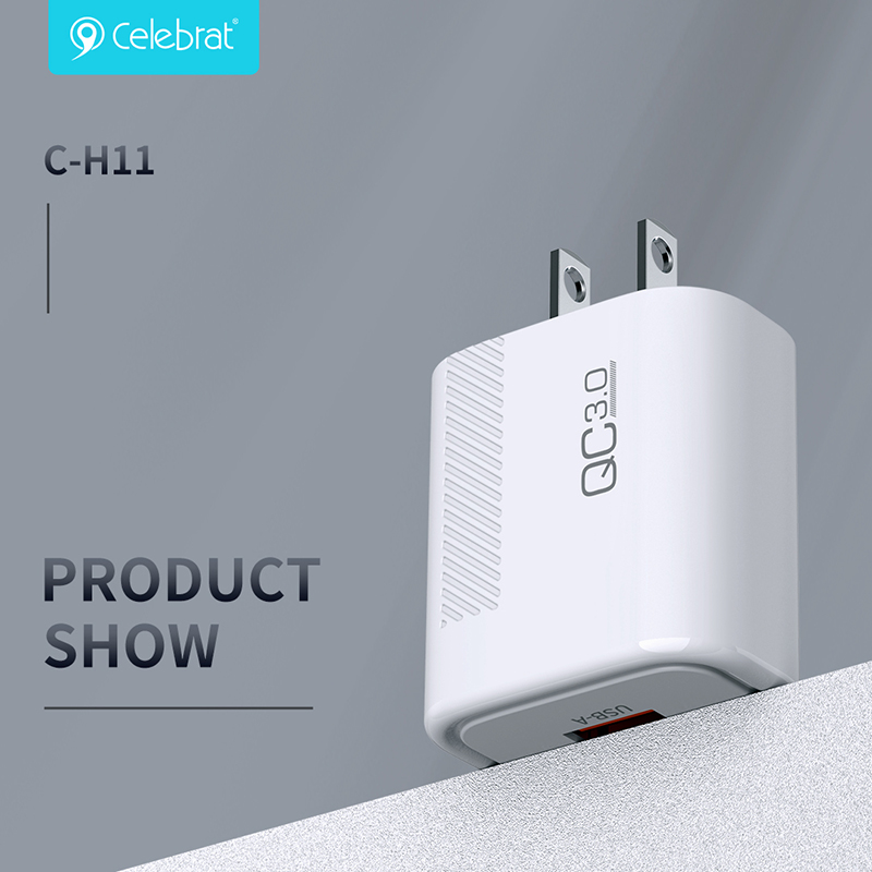 Celebrat C-H11(US) QC3.0 multiprotocol charger charger with Intelligent identification chip