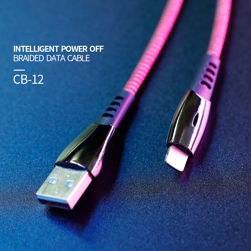 Cable USB CB-12 de fábrica para cable de datos de carga rápida tipo C