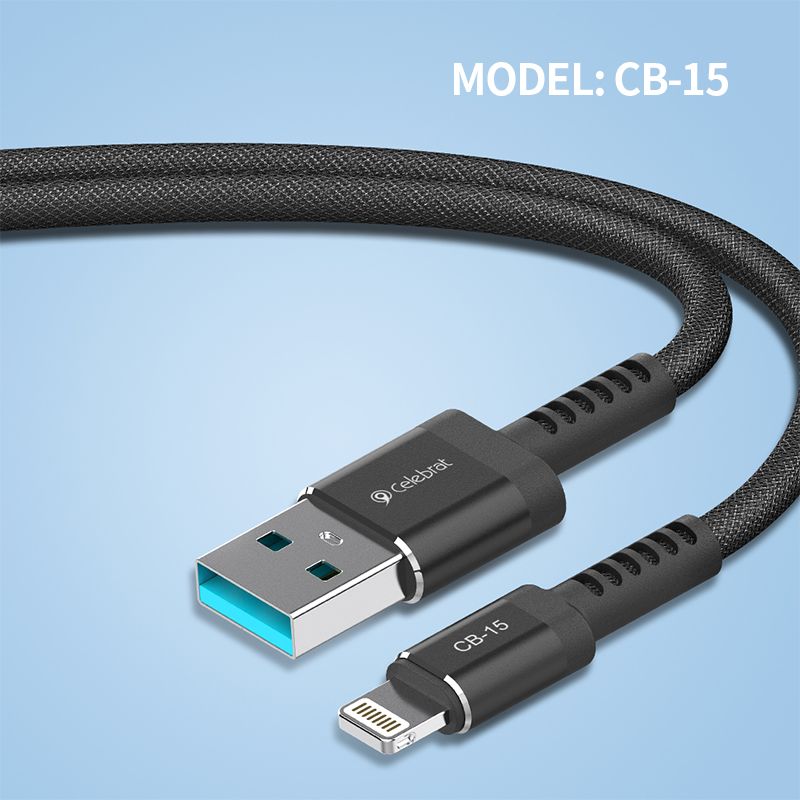 YISON Visvairāk pārdotais CB-15 uzlādes datu kabelis Super Speed ​​Data Cable