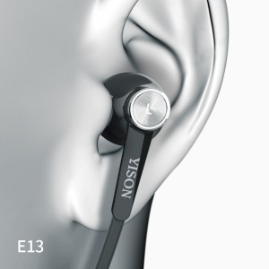 Yison E13 Bass Shocking Fit In Ear Comfort Veguhastina Stable guhê werzişê ya bêtêl