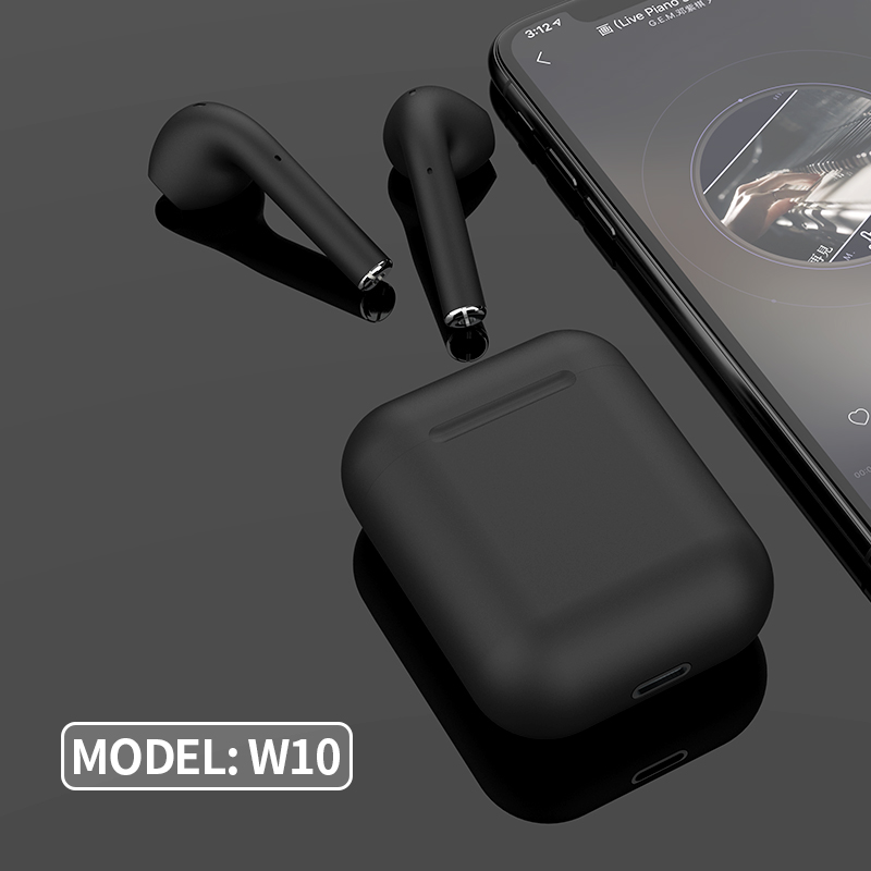 Sab saum toj muag tws-w10 mini earbuds 2 nyob rau hauv 1 tws wireless gaming earbuds, wholesale v5.0 wireless headphones