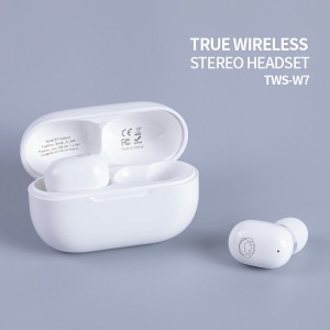 Yison vairumtirdzniecības jaunais izlaidums TWS True Wireless Earbuds W7 viegls, laba kvalitāte