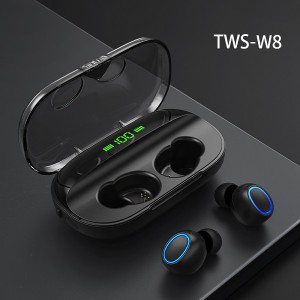 Yison W8 New Arrival True Wireless Stereo Earbuds ירפאָונז מיט מאַכט אַרויסווייַזן