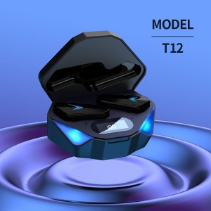 Новыя гульнявыя навушнікі-гарнітуры Yison, навушнікі T12, аптовыя навушнікі-ўкладышы bluetooth