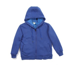 OEM/ODM China Designer Hoodies - Unisex Kids Zip Promotional Plain Color Hoodie Stock – Sungnan