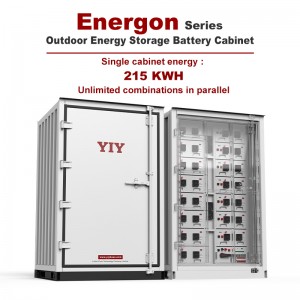 Gabinete de baterías de almacenamiento de energía para exteriores serie Energon