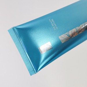 красивий алюмінієво-пластиковий тюбик для упаковки зубної пасти з індивідуальним логотипом