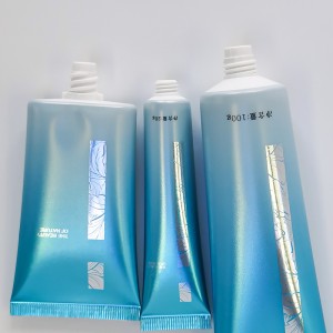 שפופרת אריזה יפהפייה של משחת שיניים מאלומיניום-פלסטיק עם לוגו מותאם אישית