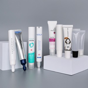 OEM ODM 10ml 15ml klein kosmetiese verpakkingsbuis vir lipglans mascara eyeliner vloeibare make-up verpakking sagte buis