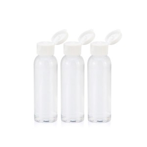 gel désinfectant pour les mains emballage en plastique pour animaux de compagnie shampooing rond disque bouchon supérieur bouteille