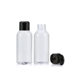 30ml 50ml 60ml 100ml 250ml 300ml 500ml Flip Top Cap PET-lotion kosmetisk squeezeflaske plast sjampoflaske