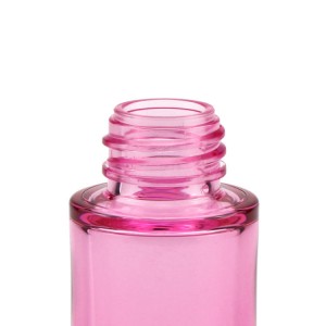 ມາໃໝ່ 20ml petg empty round packaging bottles plastic pink blue drip of essential oils