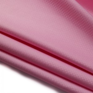 Pink lattice Brushed Embossed Fabric