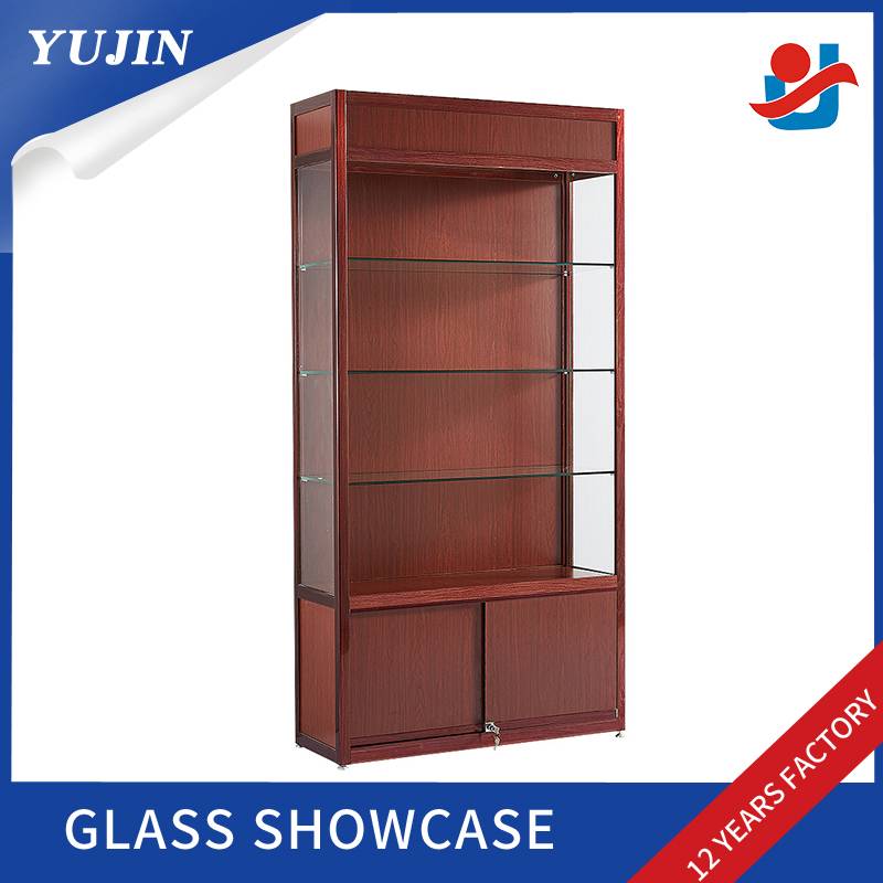 New Design Lockable Jewelry Display Cabinet Ornaments Glass Display Cabinet With Storage Cabinet Featured Image