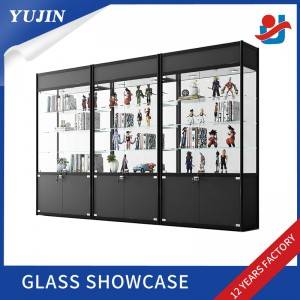2020 High quality Used Glass Display Cases - Delicate Glass Display Cabinet, jewelry showcase, stylish glass counter – Yujin