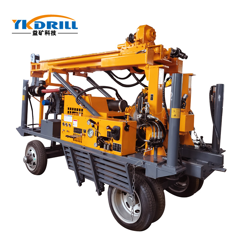 280m Multifunctional full hydraulic water well drilling rig geological exploration drilling rig pile foundation drilling rig