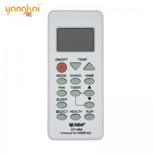 Reliable Supplier Lg Universal Remote Control - KT-HRII Universal remote for HAIER A/C – Yangkai