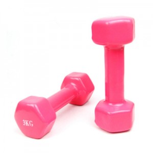 Plastic Impregnated Frosted Dumbbells
