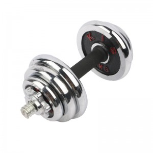 Ang Electroplate Free Weights Adjustable Dumbbells