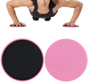 Εκτύπωση λογότυπου Εξοπλισμός προπόνησης γυμναστικής Συρόμενη πλάκα ολίσθησης Δίσκοι ολίσθησης Yoga Slide Plate