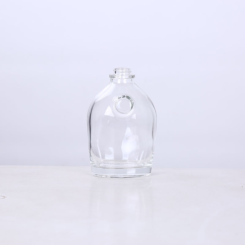 003 Fľaša z krištáľového skla krištáľovo biele sklo