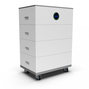 Gestapelte Energiespeicherboxen für Privathaushalte, 10–25 kW