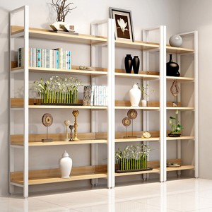 Bibliothèque en bois de conception de meubles de maison moderne