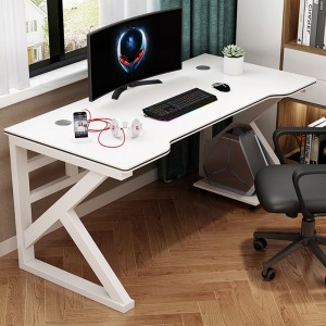 Μοντέρνο μινιμαλιστικό επιτραπέζιο υπνοδωμάτιο γραφείου υπολογιστή στο σπίτι
