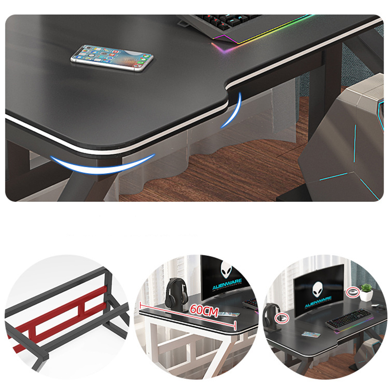 Орчин үеийн минималист ширээний гэрийн унтлагын өрөөний компьютерийн ширээ